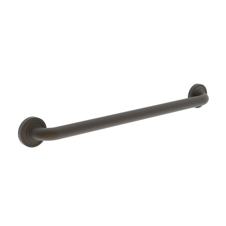Newport Brass 27" L, Two Post, Solid Brass, 24" Grab Bar in Weathered Brass, Weathered Brass 1020-3924/03W